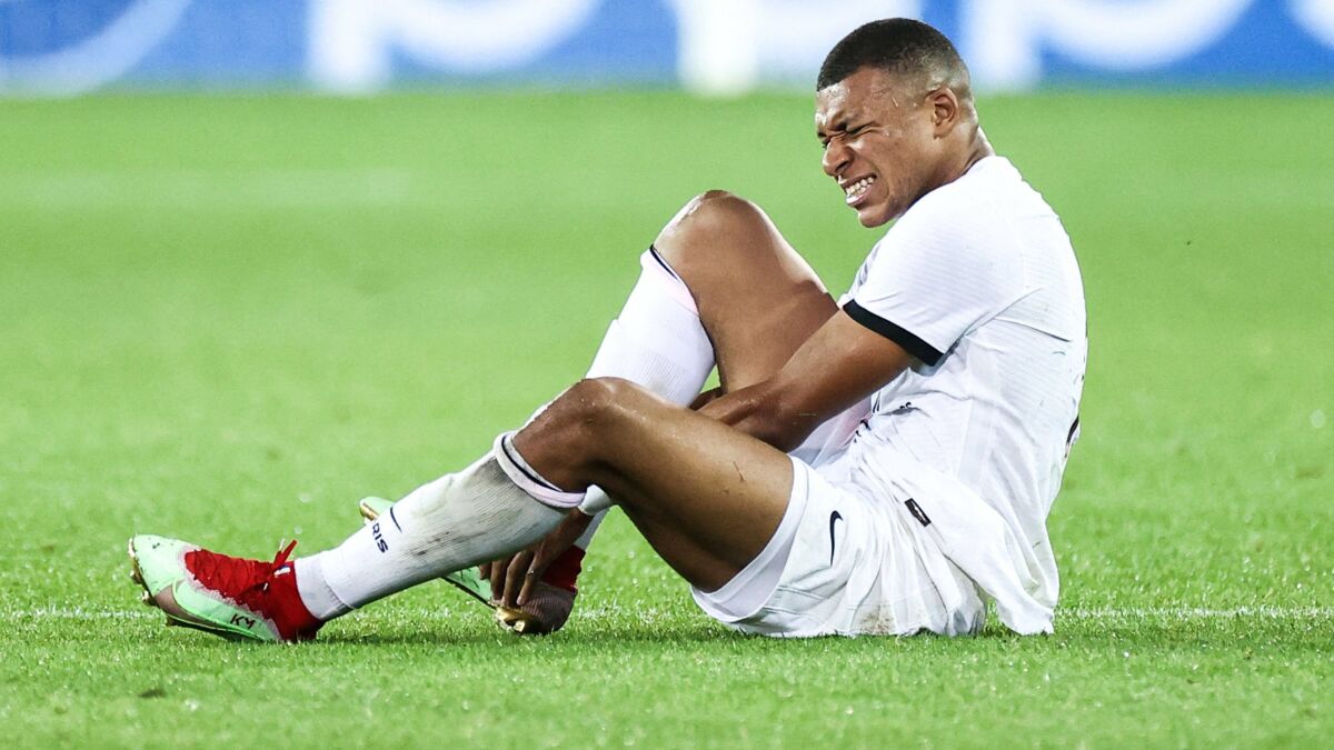 Club Bruges-Paris Saint-Germain : Mbappe remplacé par une blessure à la cheville