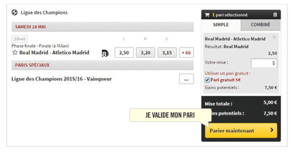 Comment utiliser un pari gratuit sur Winamax ?