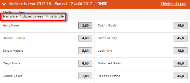 Comment sont calcule gain pari multiple ?