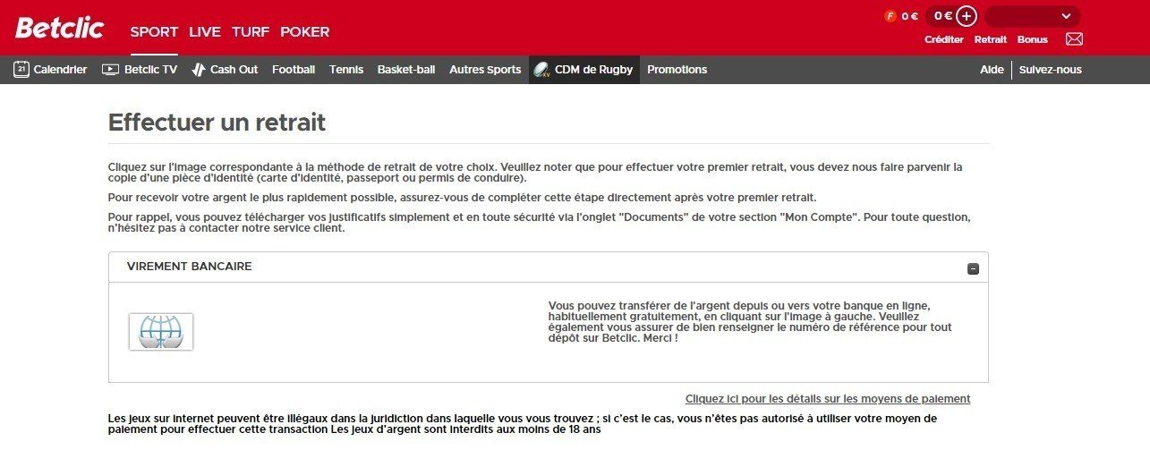 Comment faire pour retirer ses gains sur Betclic ?