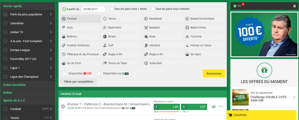 Comment mettre un code promotionnel sur Unibet ?