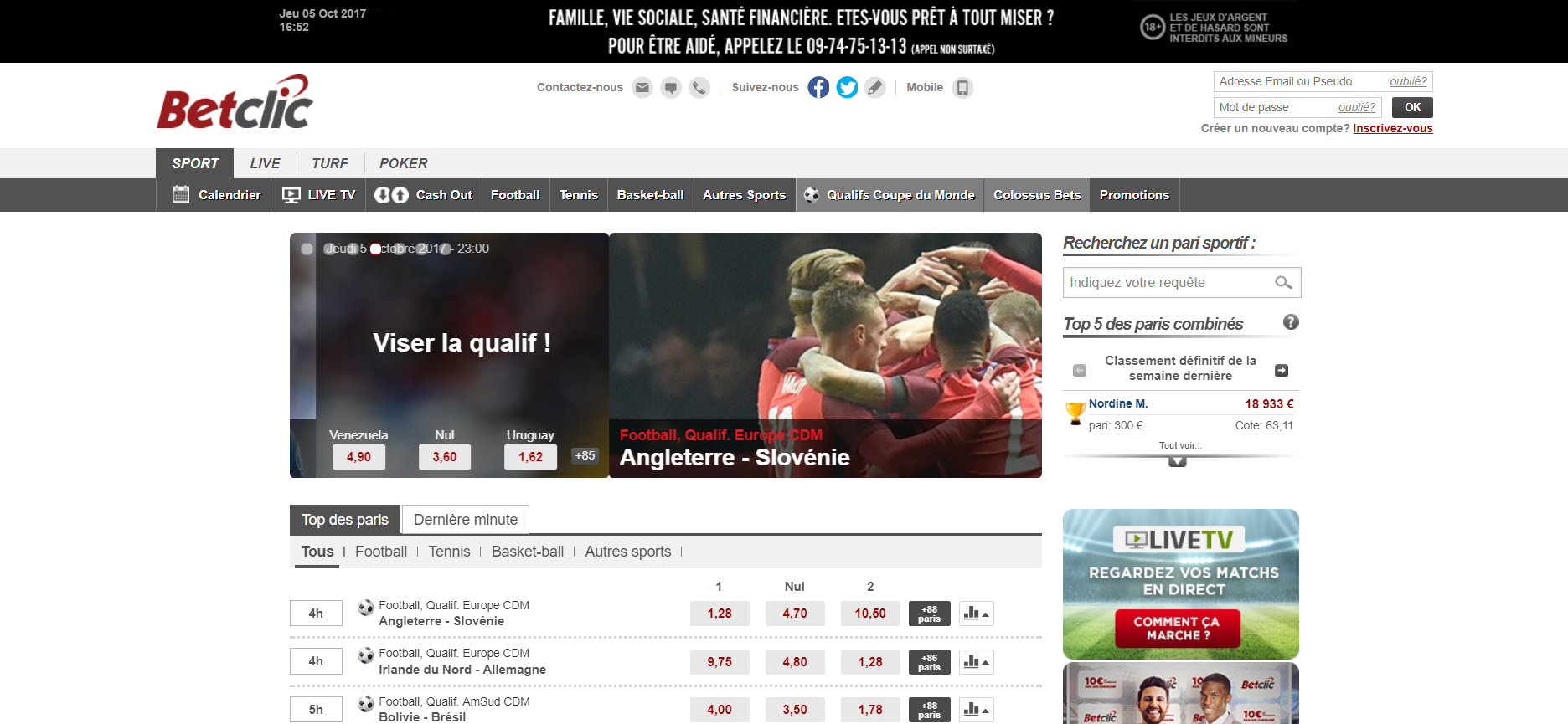 Comment faire un pari sur Betclic ?