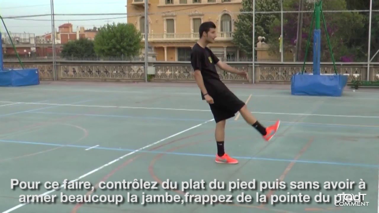 Comment faire un tir enroulé au foot ?