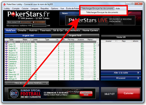 Comment valider son compte sur PokerStars ?
