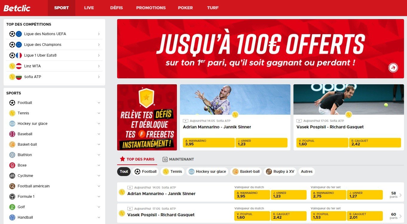 Comment avoir 100 euros offert Betclic ?