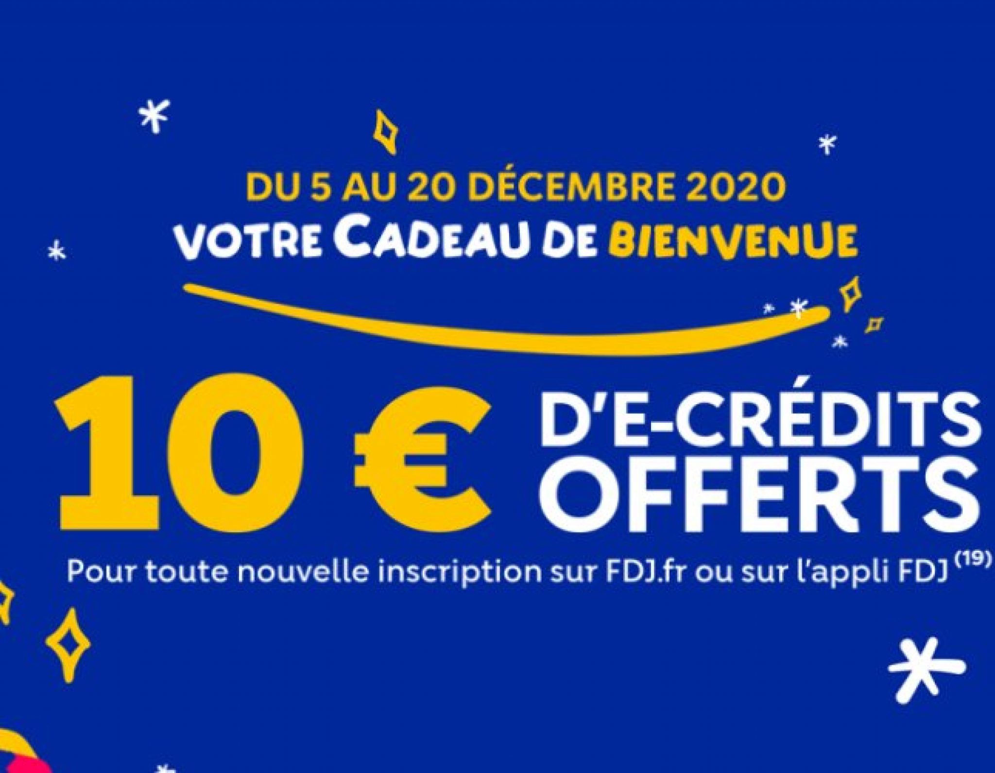 Comment avoir les 10 euros offert FDJ ?