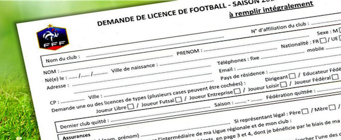 Comment annuler une demande de licence FFF ?