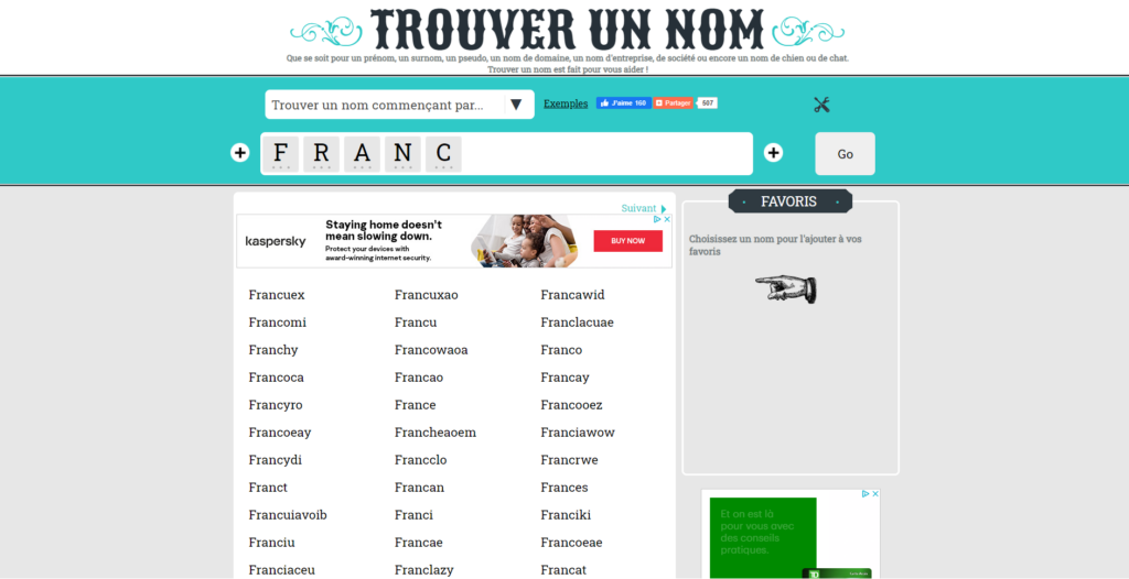 Comment trouver le nom d’une Equipe ?