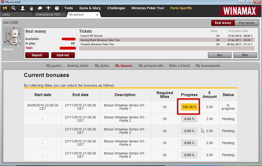 Comment retrouver un compte Winamax ?