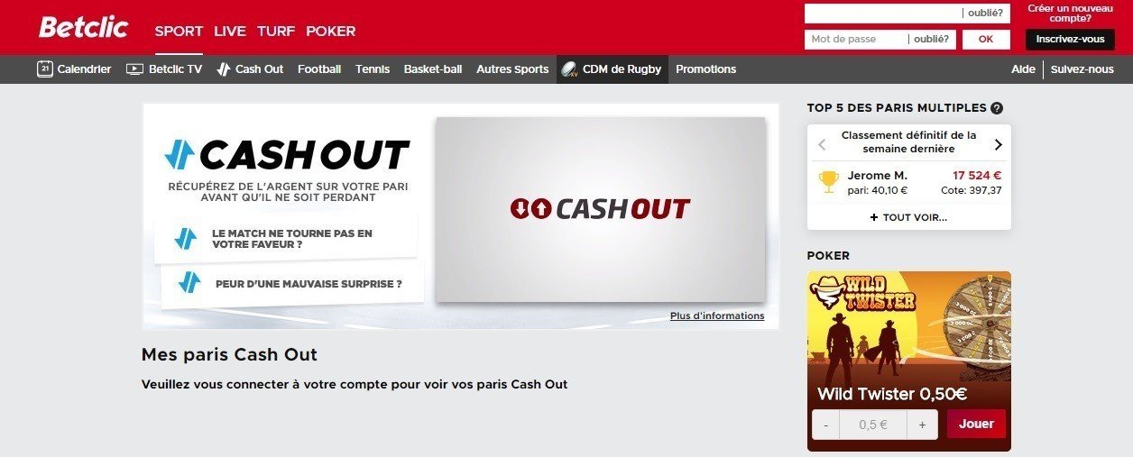 C’est quoi le cash out sur Betclic ?