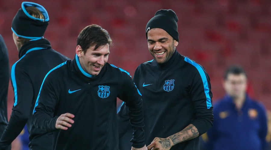 Dani Alves veut que Messi revienne au Barça
