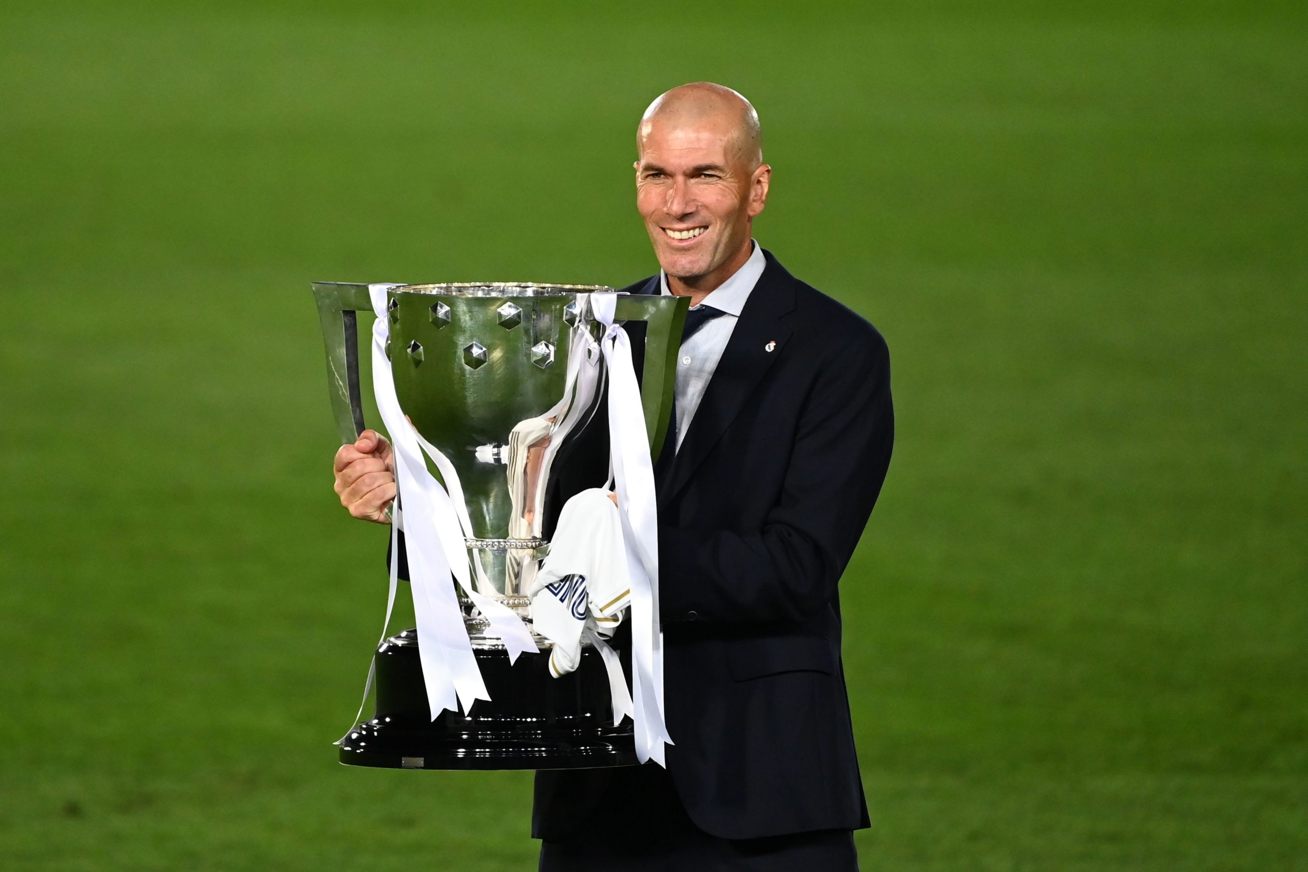 How many LaLiga has Zidane won as a coach?