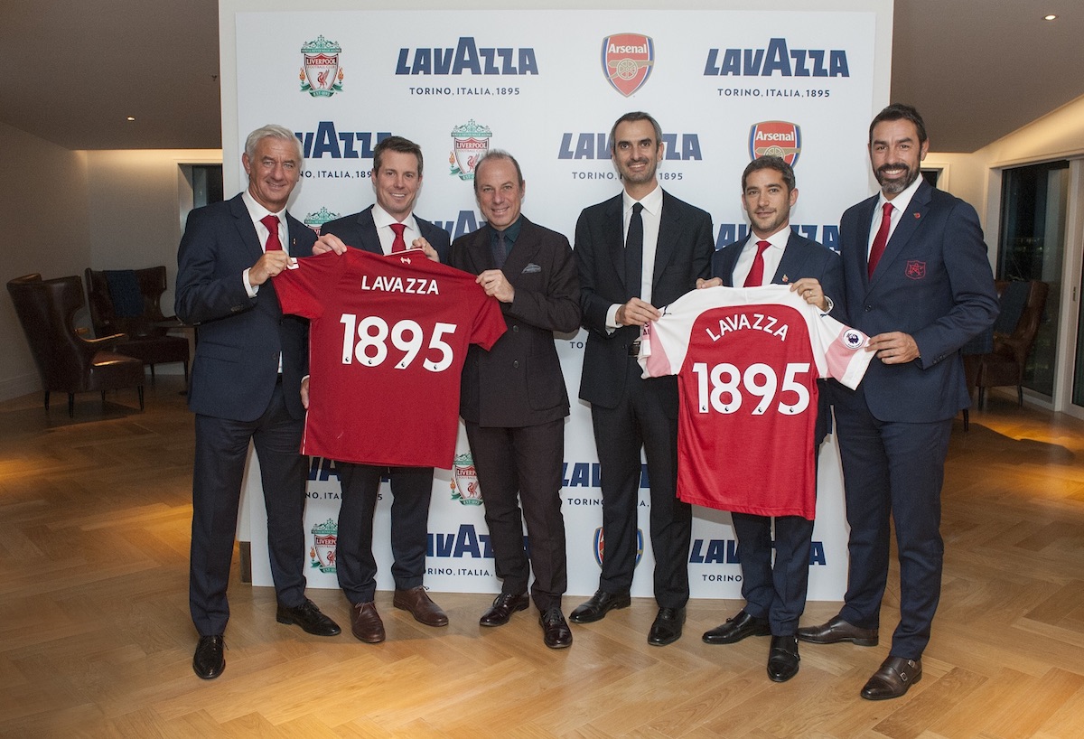 Does Lavazza sponsor Liverpool?