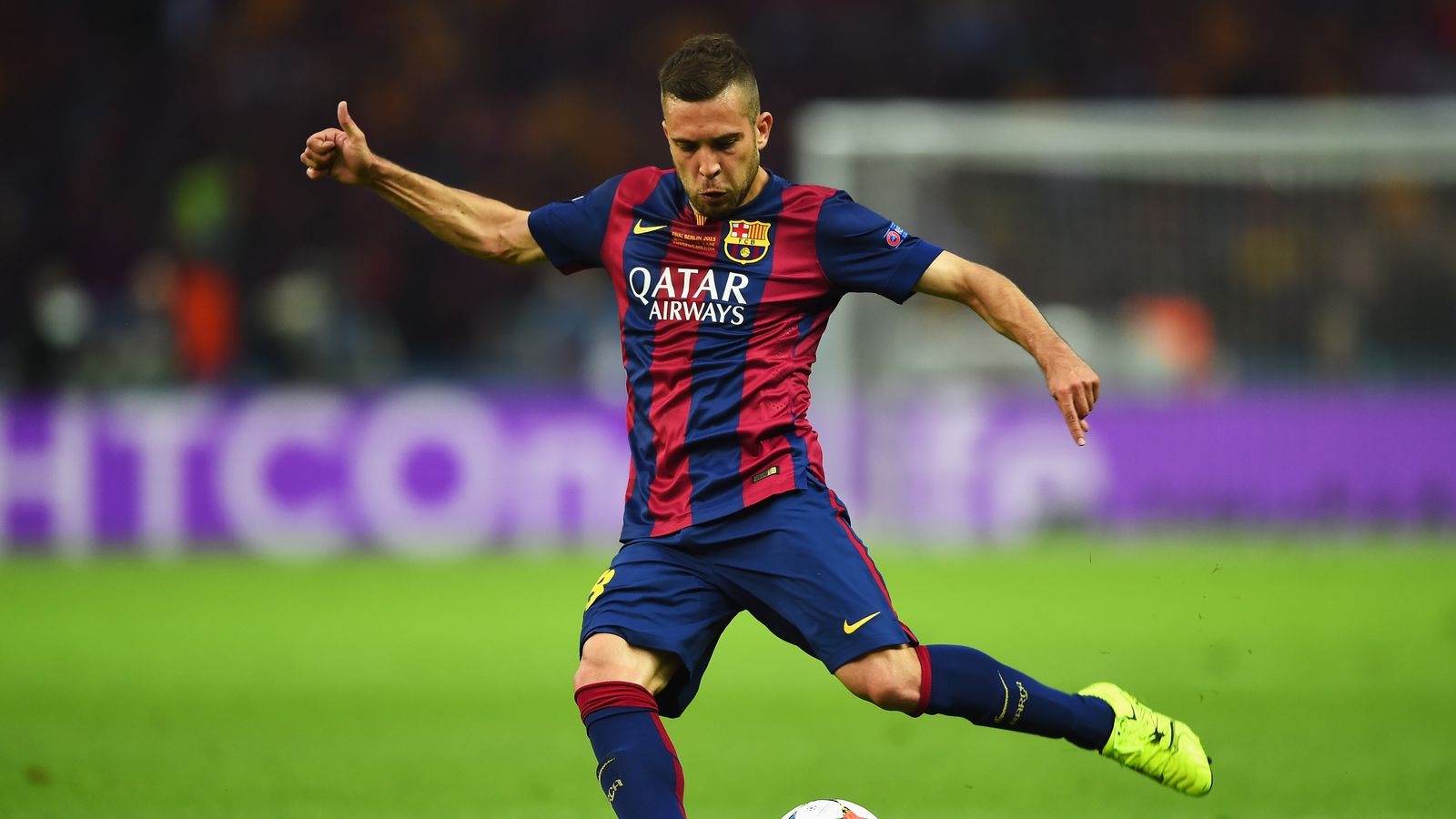 When did Jordi Alba joined Barcelona?