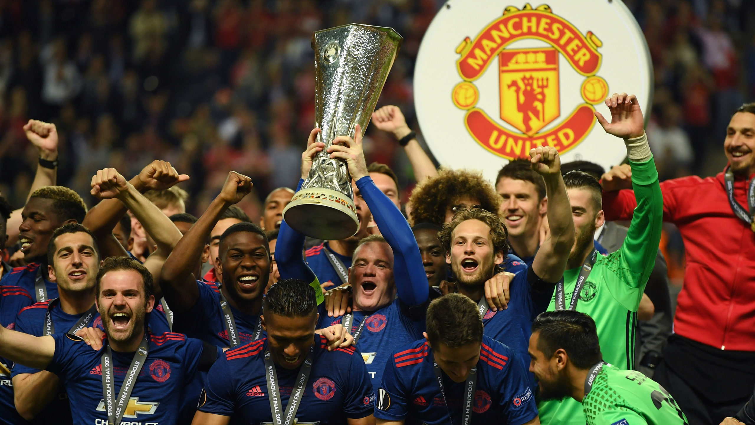 When did Manchester United won Europa League?