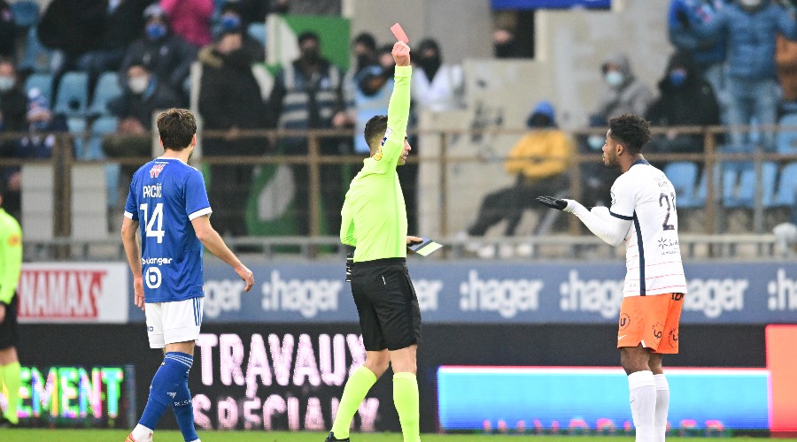 L’arbitre de Strasbourg-Montpellier reconnaît son erreur