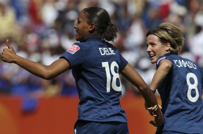 Les Bleues remercient Délie