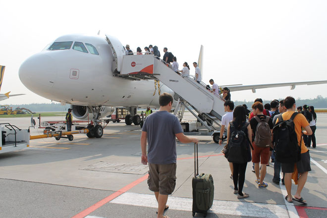 Comment ça se passe pour prendre l’avion ?