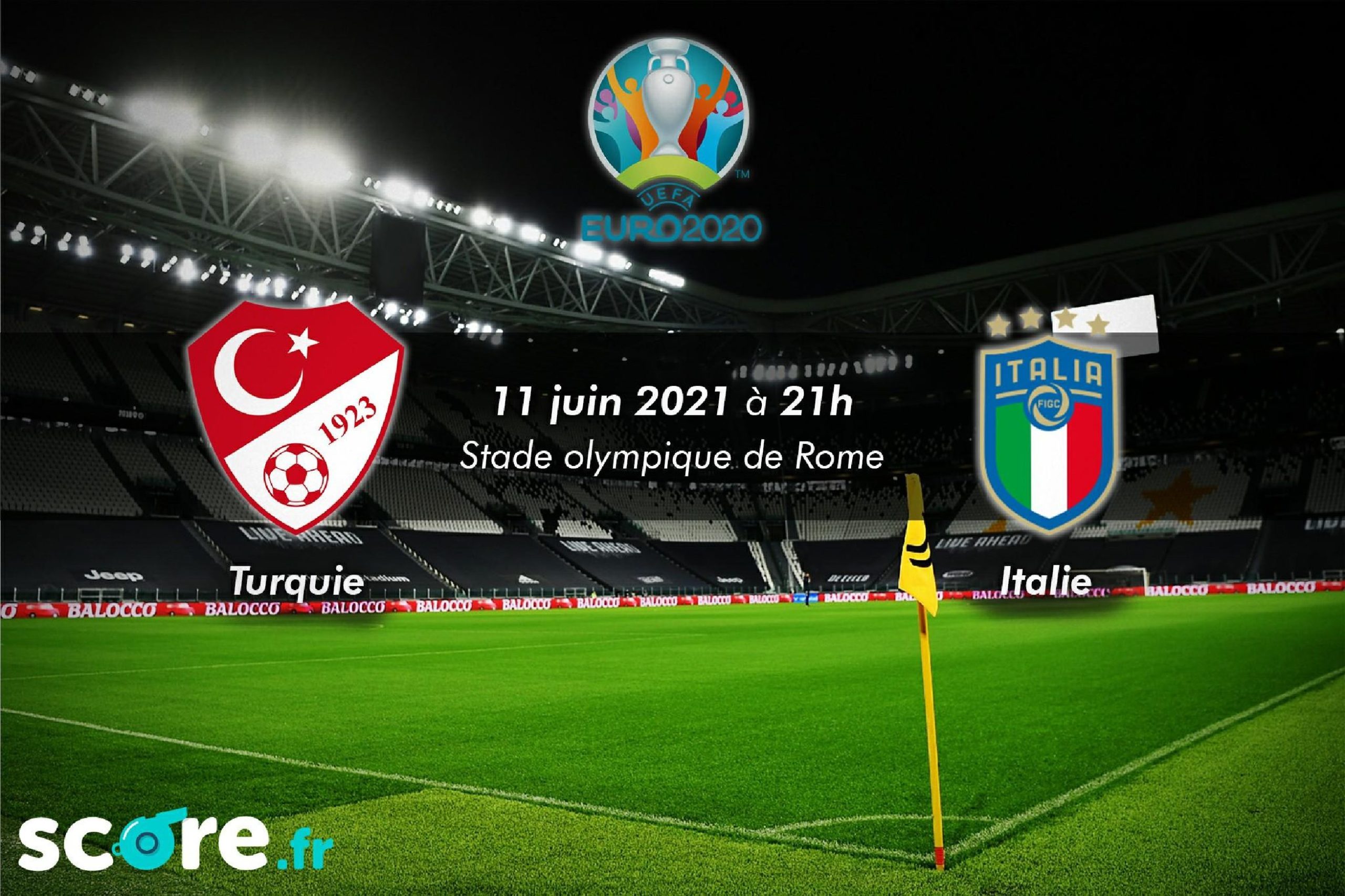 Quel stade Turquie Italie ?