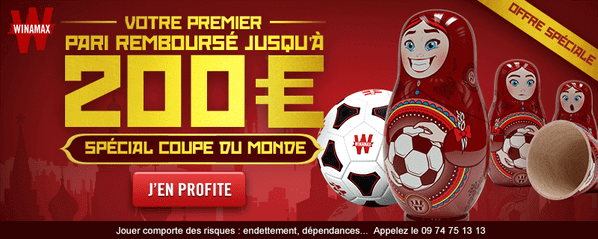 Comment beneficier des 200 euros Winamax ?