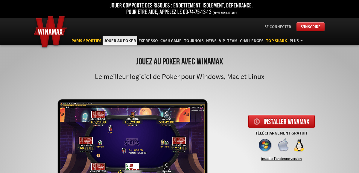 Comment jouer sans argent sur Winamax ?