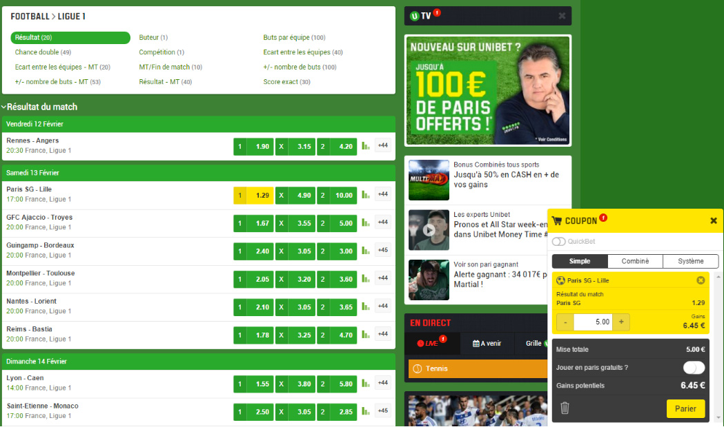 Comment chatter sur Unibet ?