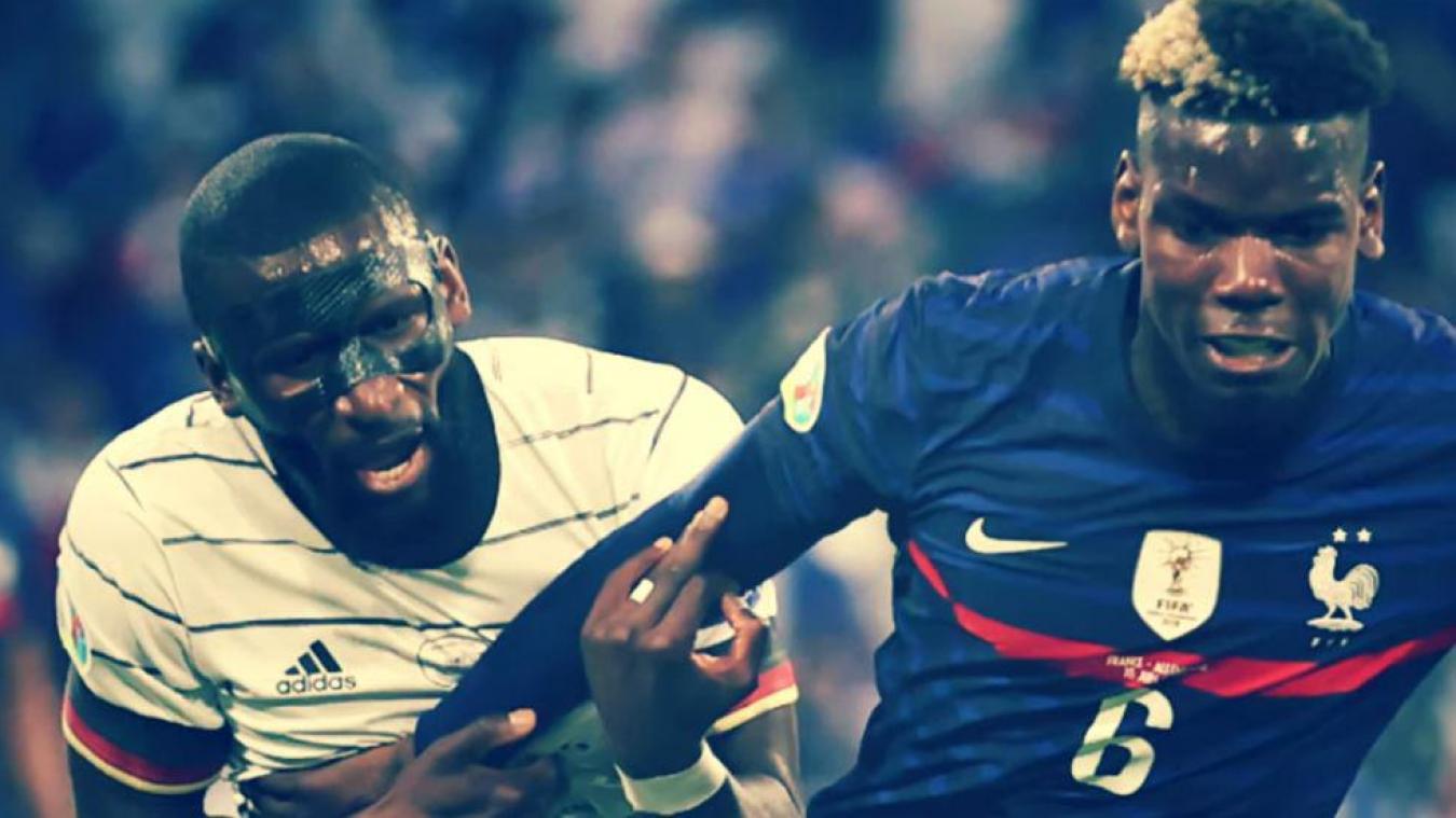 Pourquoi le joueur allemand A-t-il un masque ?