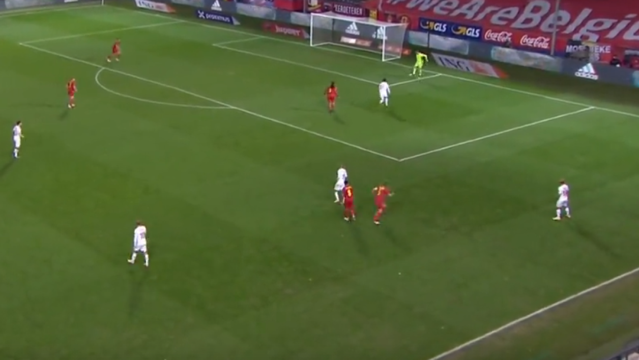 Qui a marqué Belgique Danemark ?