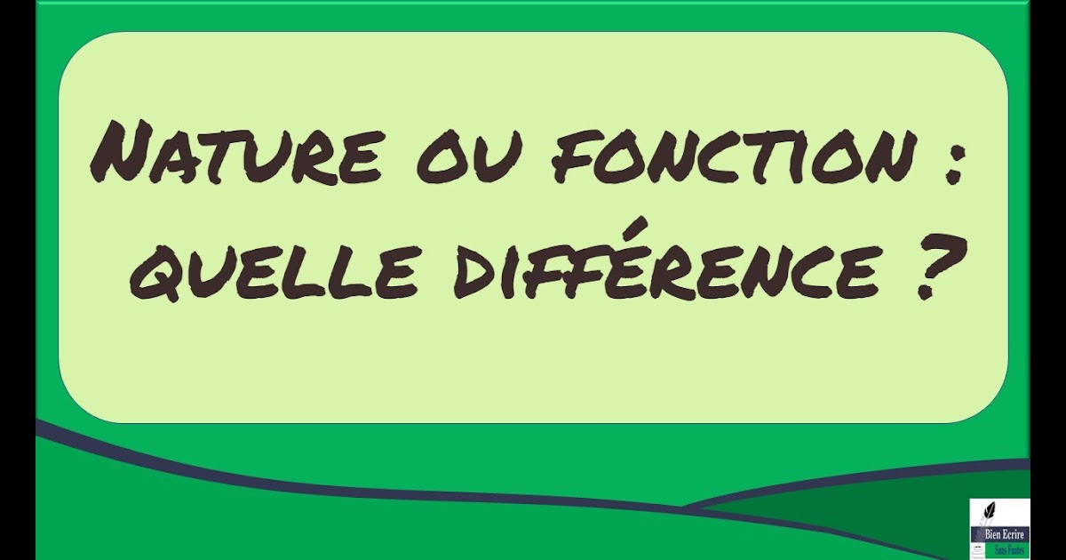 Quelle est la nature du mot automne ?