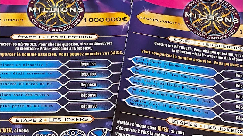 Qui veut gagner des millions FDJ jeu digital avis ?