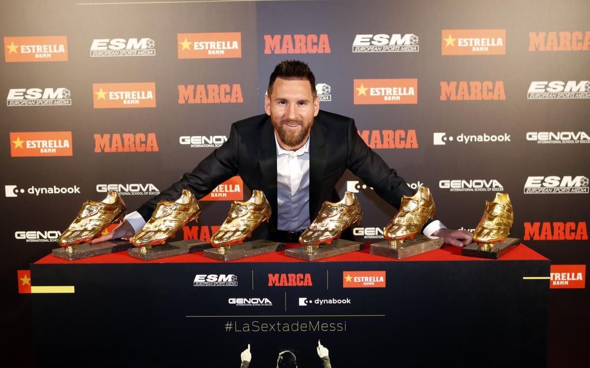 Quel est le nombre de Soulier d’Or de Messi ?