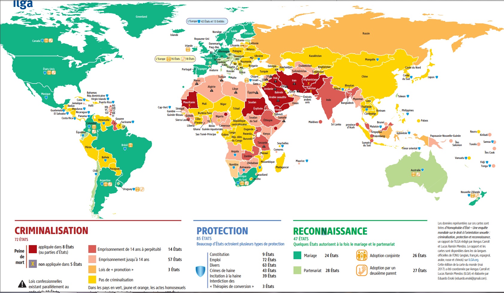 Quels sont tous les pays de l’Amérique ?