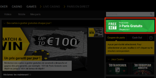 Comment utiliser Freebet NetBet ?