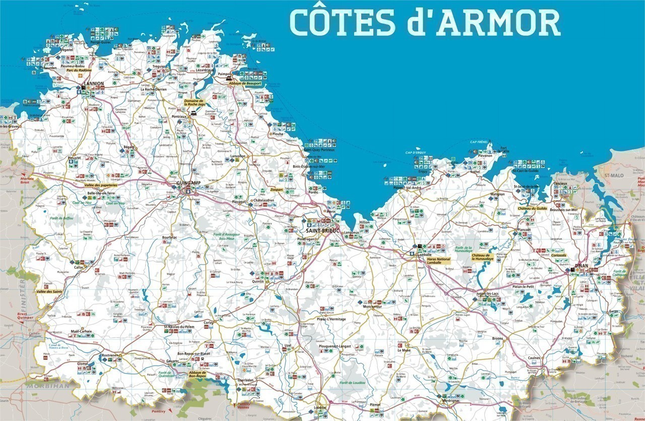 Quel département a le plus de côtes ?