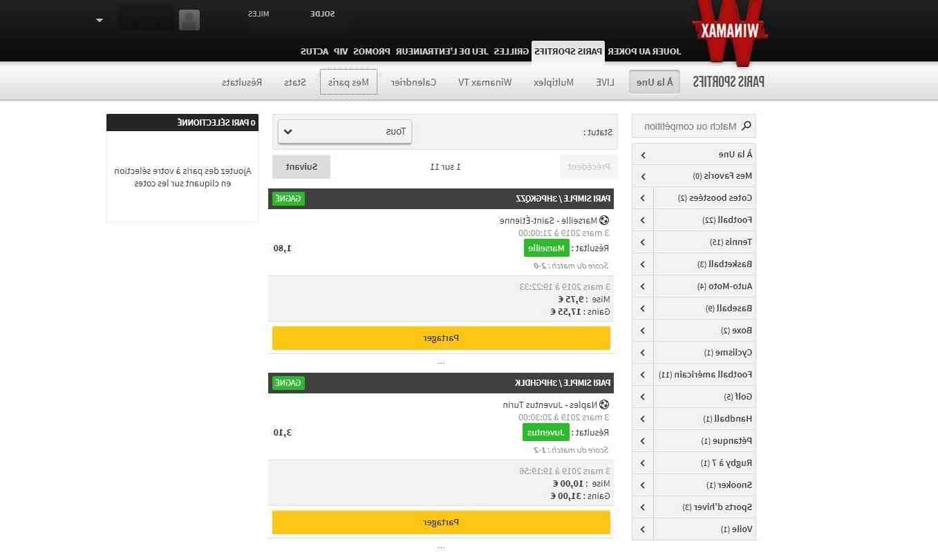Comment calculer le risque des paris sportif ?