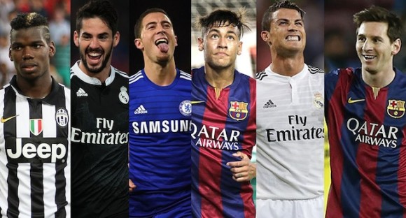 Quel sont les 5 meilleur joueur du monde ?