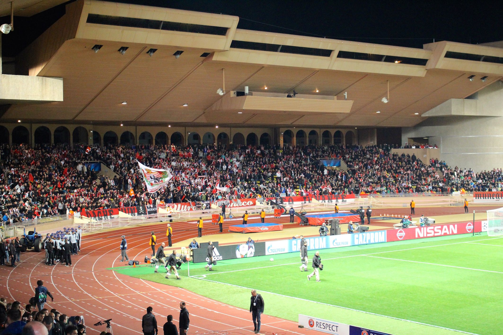 Quel est le nom du stade de l’AS Monaco ?