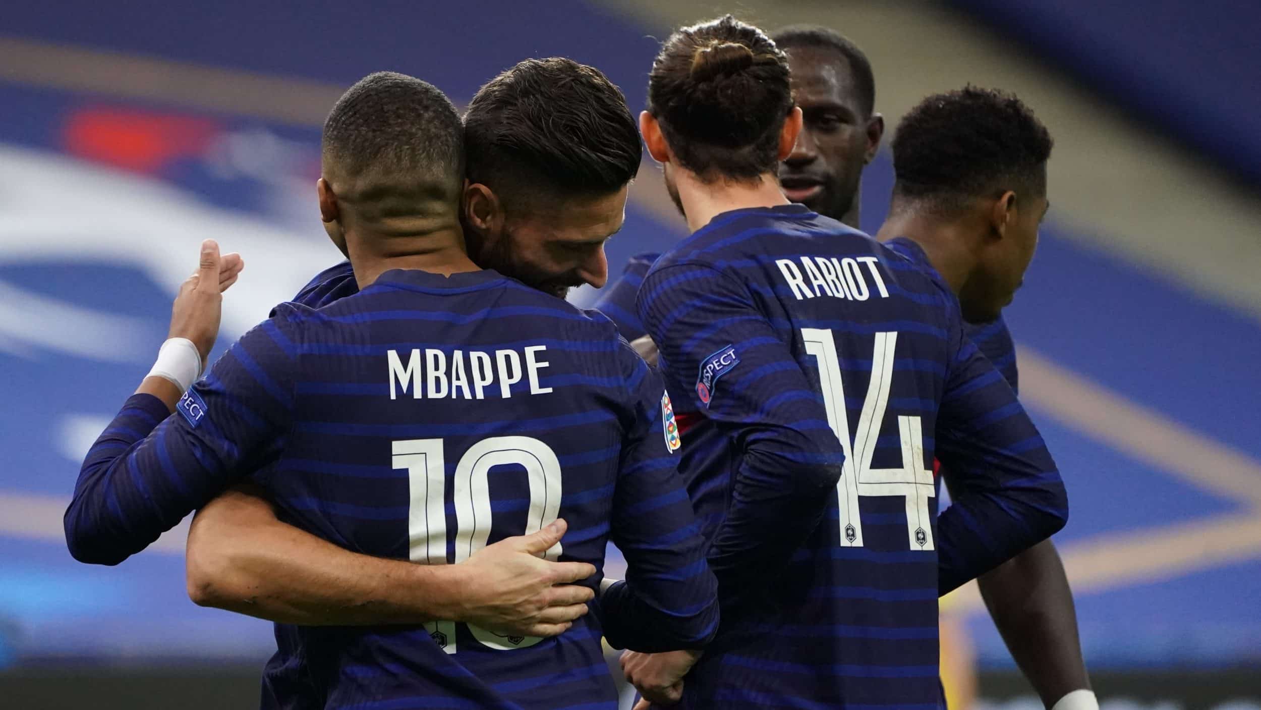 Quels sont les numéros des joueurs de l’équipe de France ?