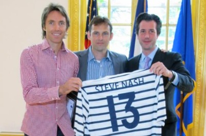 Steve Nash excité pour Nowitzki