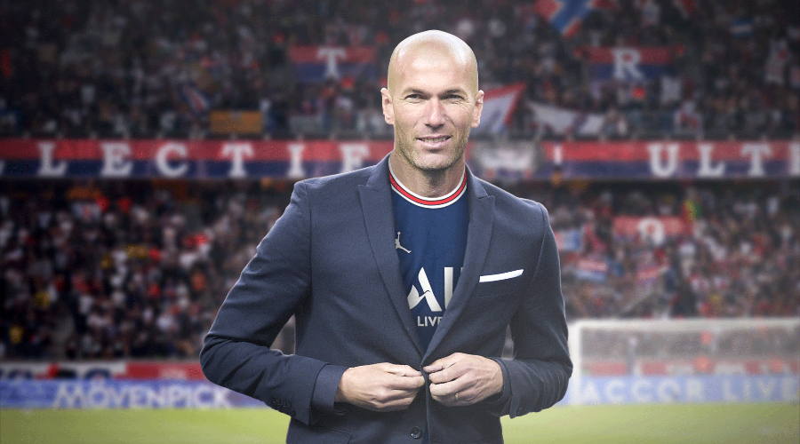 Le Grete envoie Zidane au Paris Saint-Germain