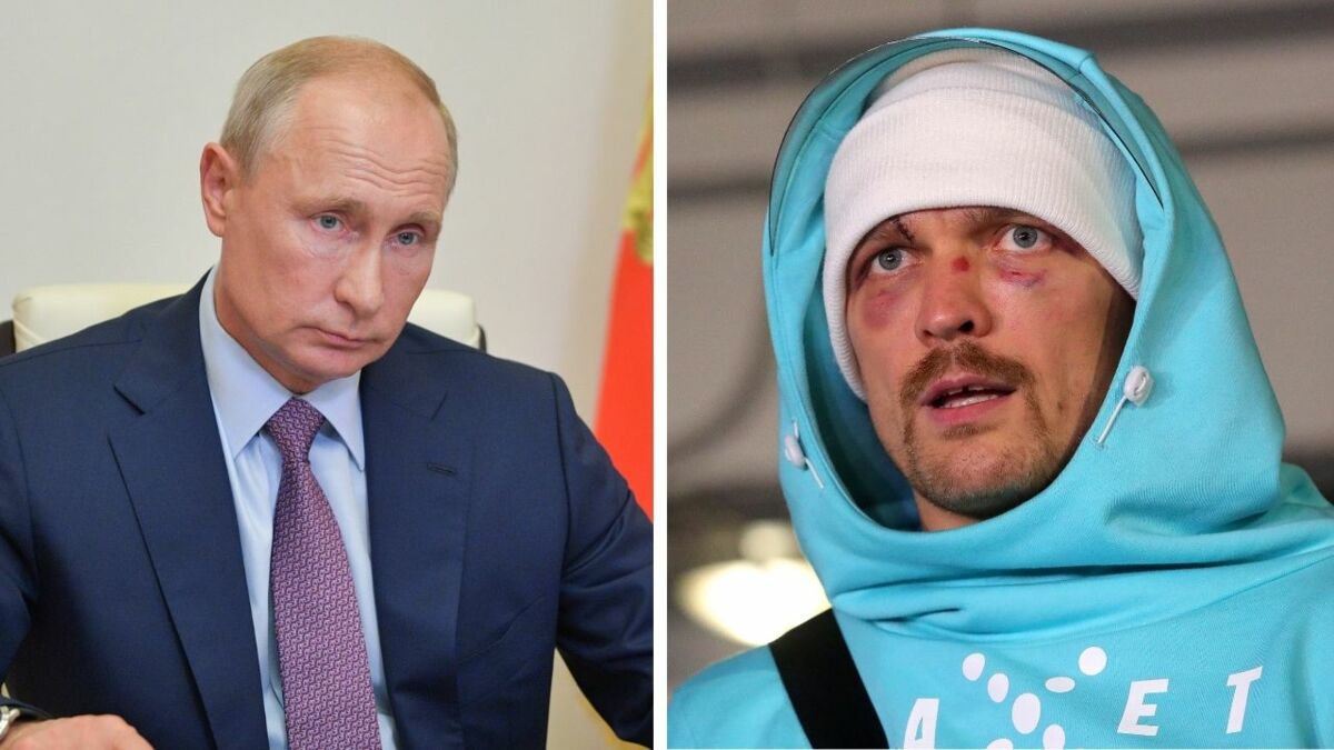 Le champion du monde de boxe ukrainien Oleksandr Usyk attaque Poutine