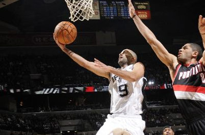 Les Spurs et Parker ont battu Portland