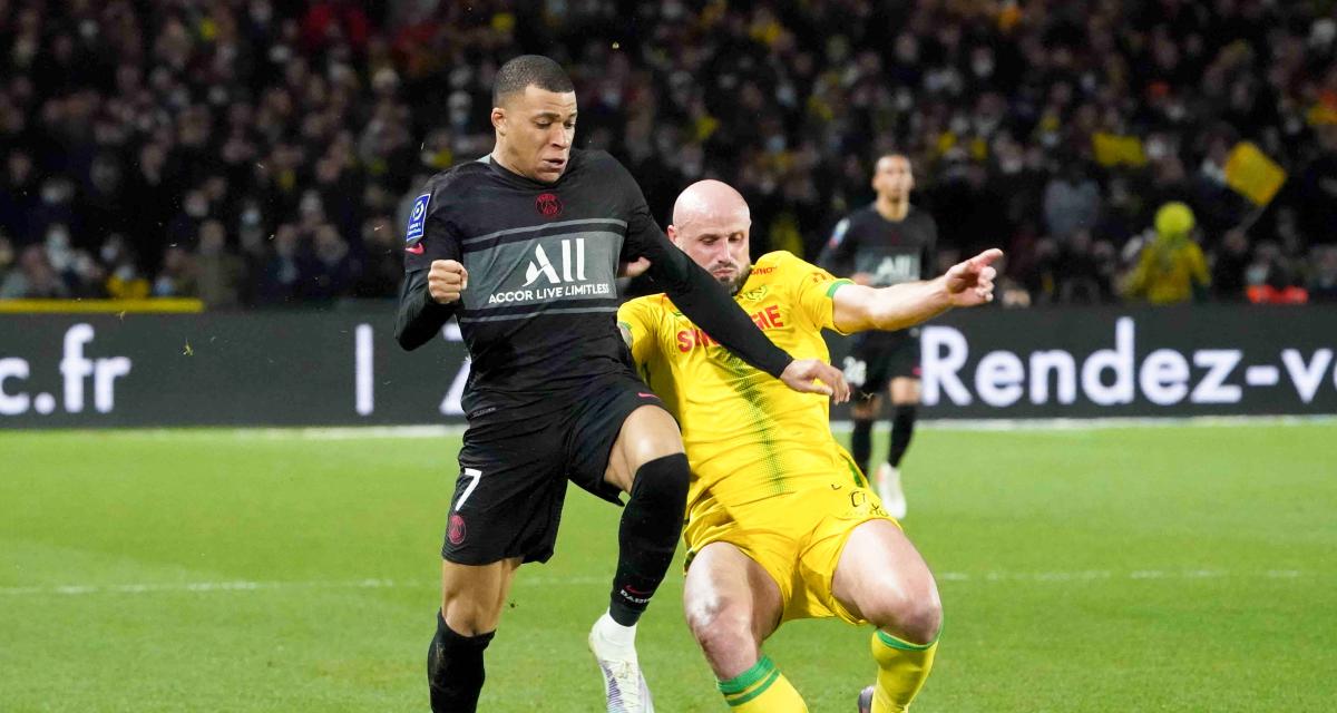 Nantes-Paris Saint-Germain : Gros coup dur pour Mbappe, averti et suspendu pour choc !