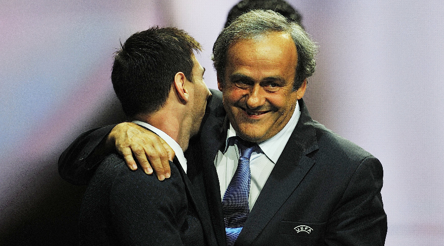 Platini ne signera pas au Paris Saint-Germain à la place de Messi
