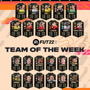 FIFA 22-TOTW 26 : Équipe FUT 22 de la semaine