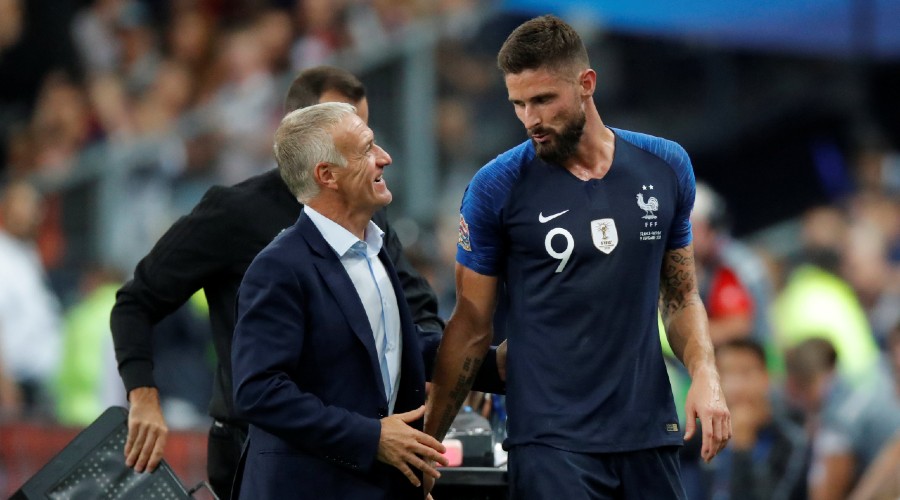 Giroud, Deschamps a ri !