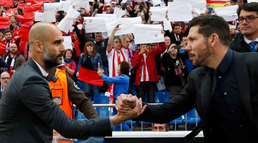 Guardiola-Simeone à la mi-temps !
