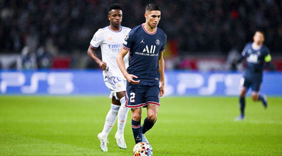 Hakimi, qui inquiète le Paris Saint-Germain