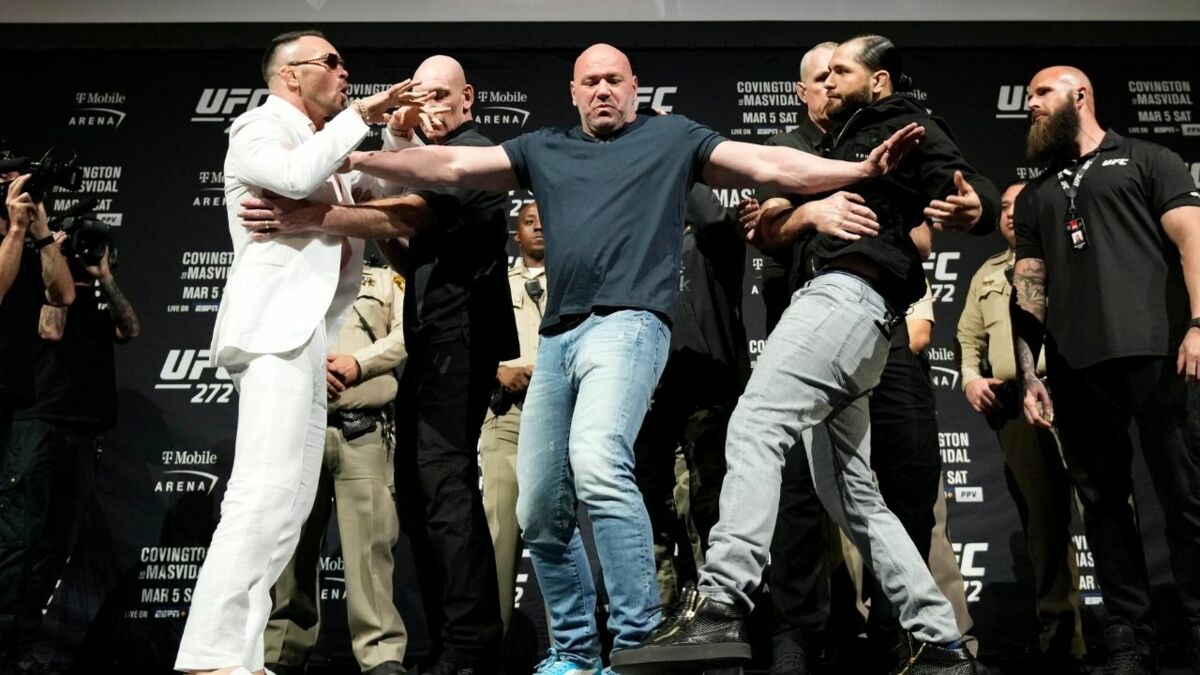 Insultes, violences, conférence de presse chaotique entre Masvidal et Covington