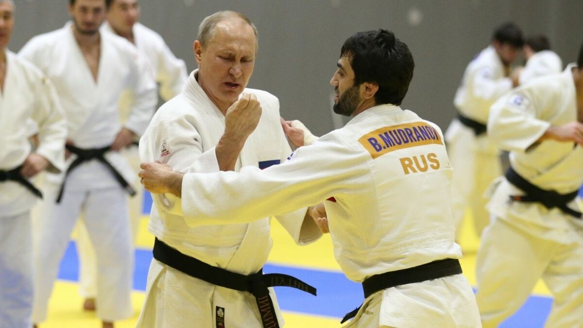 Le seul match de judo filmé par le président russe est recréé (vidéo)